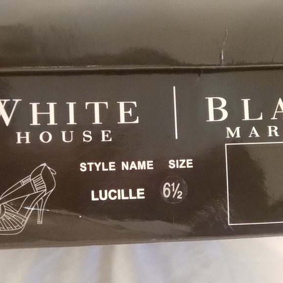 White House Black Market Lucille Shoes and Matching clutch - Picture 6 of 9